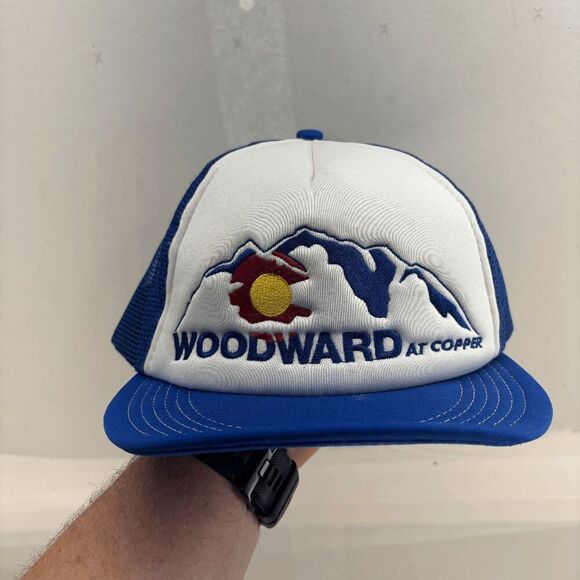 Copper Mountain WOODWARD Hat Foam Trucker ~ Adjustable Snapback ~ BOX SHIPPED - Picture 1 of 5